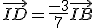 \vec{ID}=\frac{-3}{7}\vec{IB}